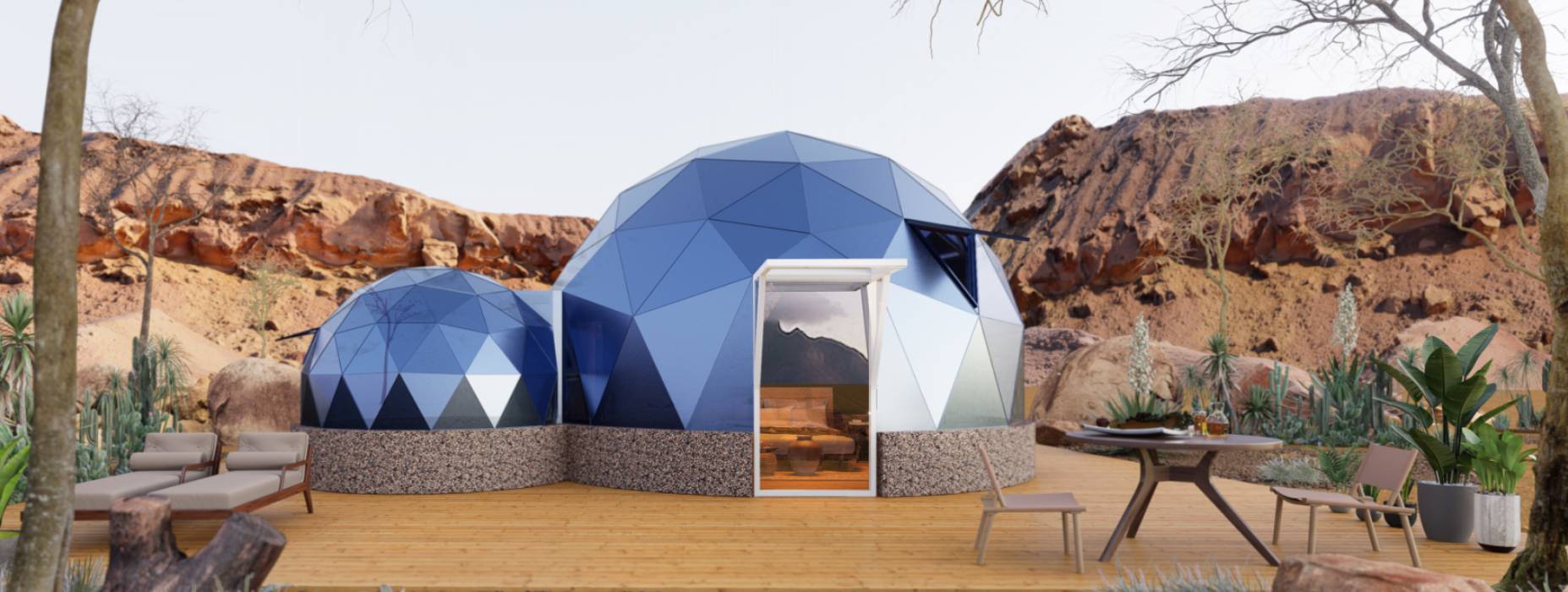 哈密市球形智能光伏玻璃星空房